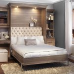 Lit escamotable en bois classique et chic ouvert