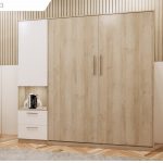 Lit escamotable en bois