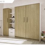 Lit escamotable sur mesure en bois moderne