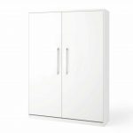 Lit escamotable moderne blanc