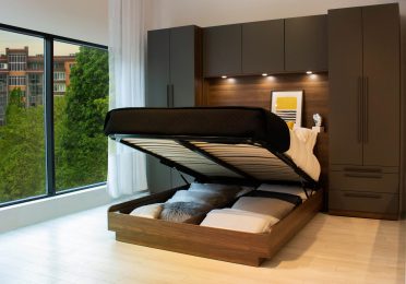Murphy bed shop with storage underneath